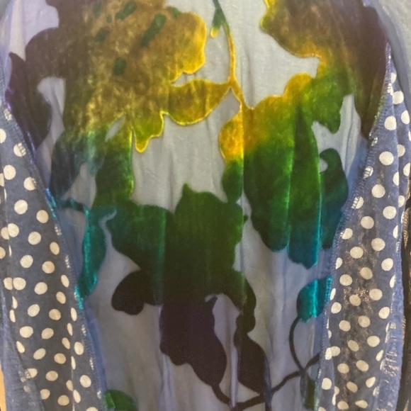 Stunning LULU H Paris mesh/velvet appliqué bomber jacket/French style cardigan - Picture 12 of 17